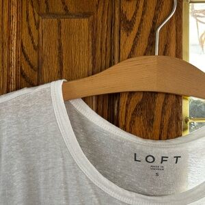 LOFT Soft White Tee